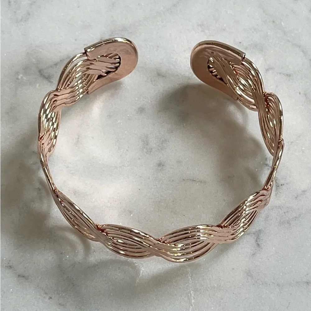 Plunder Rose Gold Cuff Bracelet